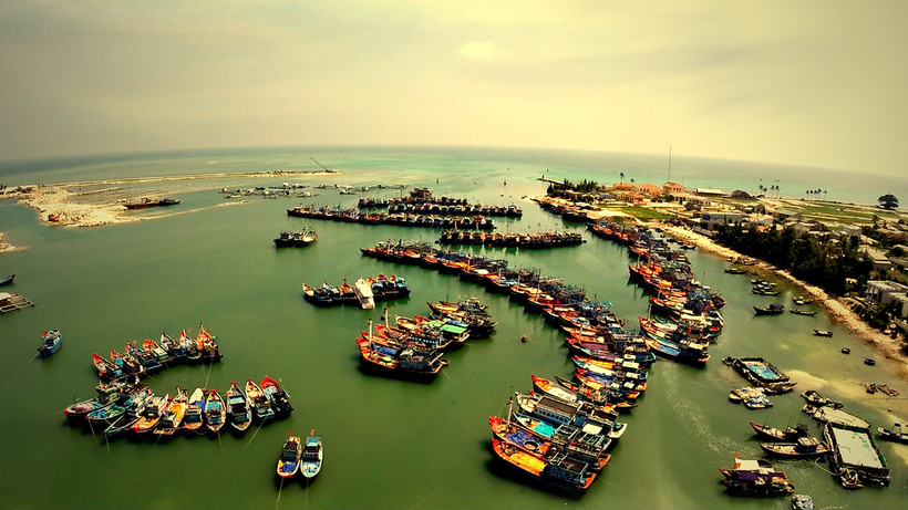 Một góc huyện đảo Lý Sơn.