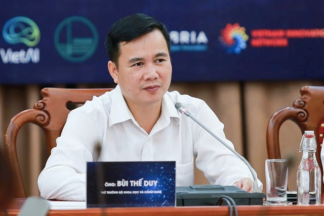 Thứ trưởng Khoa học và Công nghệ Bùi Thế Duy.