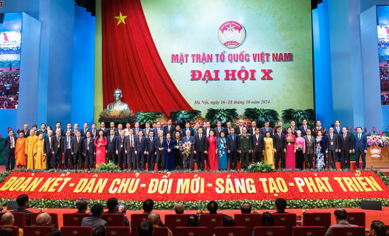 Đoàn Chủ tịch Ủy ban Trung ương Mặt trận Tổ quốc Việt Nam khóa X, nhiệm kỳ 2024-2029.