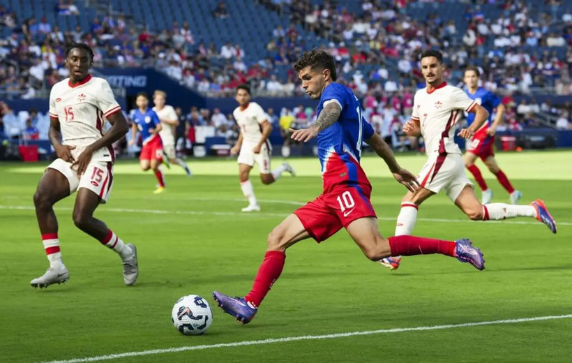 Đội tuyển Mỹ của Pulisic vẫn được đánh giá cao hơn đối thủ. (Ảnh: Getty)