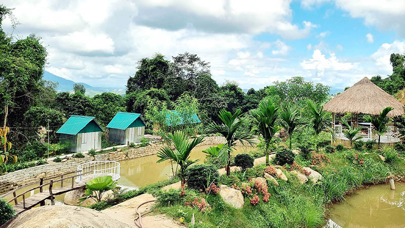 Một góc Farm “Suối nguồn Rô Men”.