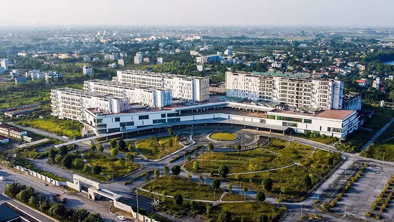 Ngành y tế nỗ lực đưa bệnh viện Hữu nghị Việt Đức cơ sở 2 vào sử dụng trong năm 2025. Ảnh | TRỌNG TÙNG