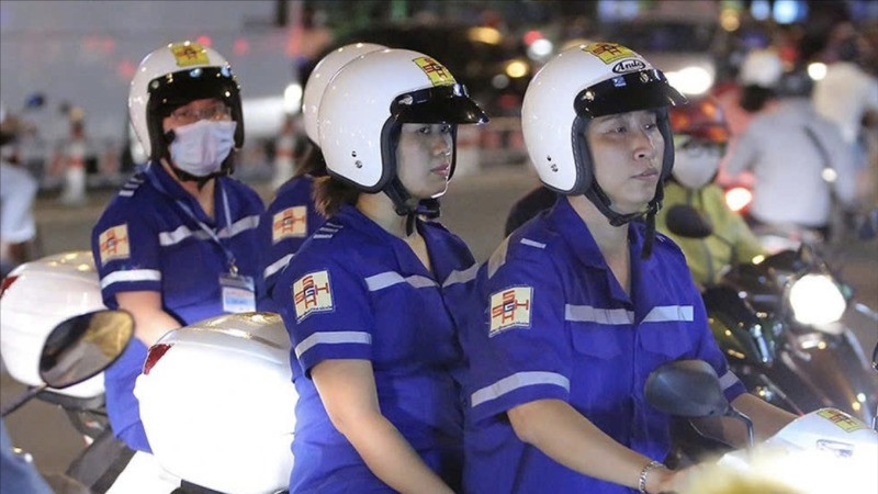 Sở Y tế thành phố huy động 20 xe cấp cứu 2 bánh sẵn sàng ứng trực. (Ảnh: Sở Y tế thành phố)