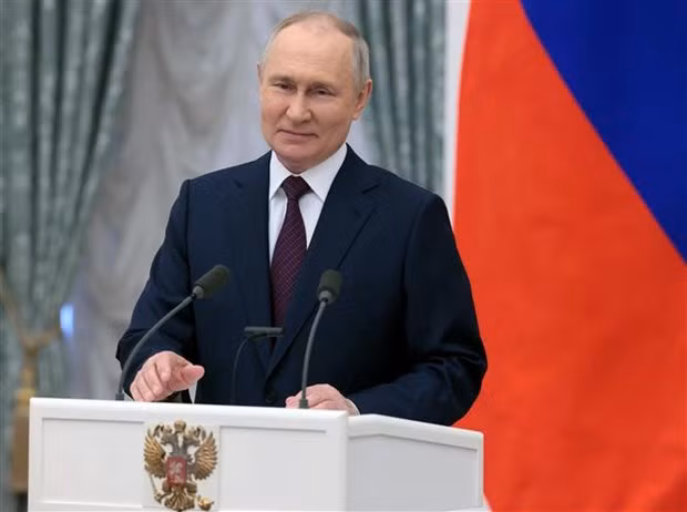 Tổng thống Nga Vladimir Putin. (Ảnh: AFP/TTXVN)