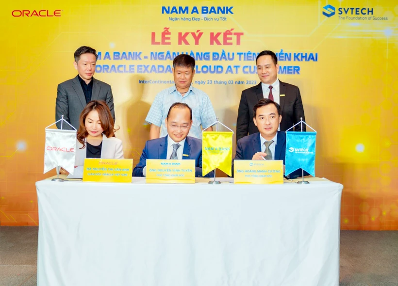 Nam A Bank là ngân hàng Việt đầu tiên triển khai giải pháp Oracle Exadata Cloud at Customer.