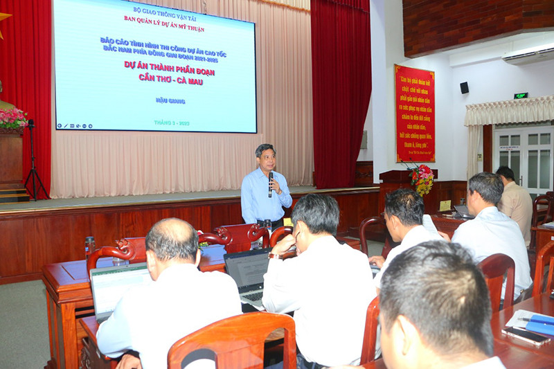 Gỡ vướng mặt bằng dự án cao tốc Cần Thơ-Cà Mau, đoạn qua Hậu Giang