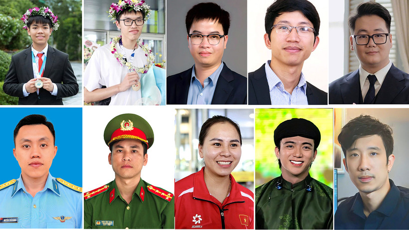 Chân dung 10 Gương mặt trẻ Việt Nam tiêu biểu năm 2024.