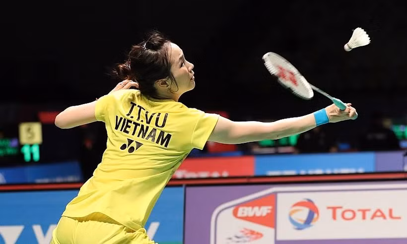 Tay vợt 30 tuổi người Bắc Giang Vũ Thị Trang. (Ảnh: BWF)