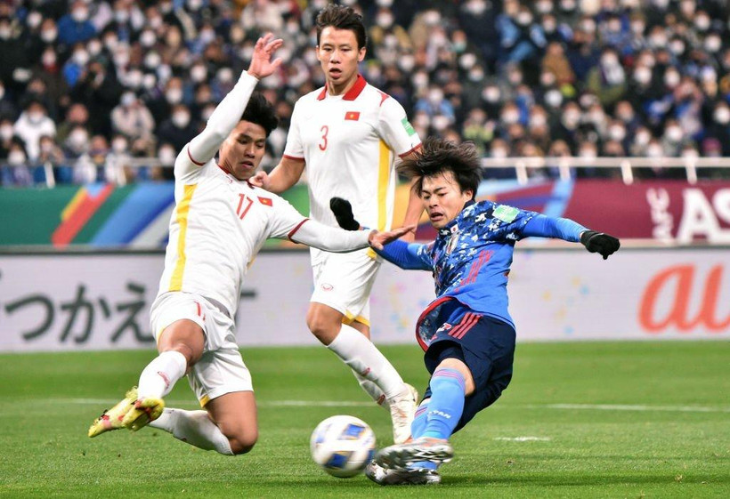 Đội tuyển Việt Nam hòa 1-1 Nhật Bản tại vòng loại thứ ba World Cup 2022. (Ảnh: Getty)