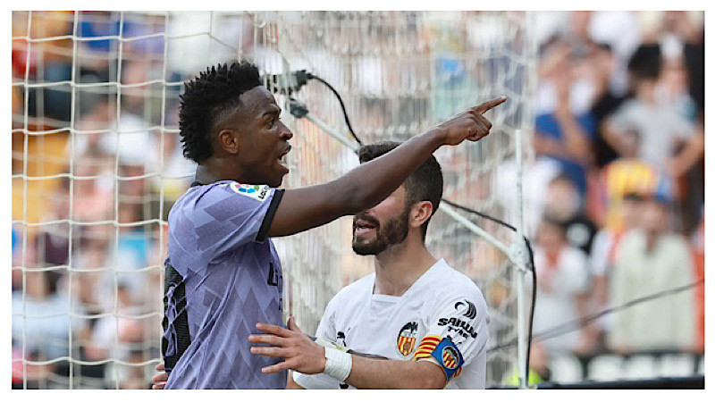 Vinicius bị phân biệt chủng tộc. (Nguồn: Getty Images/TTXVN)