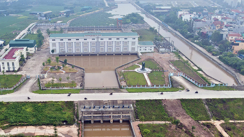 Trạm bơm Yên Nghĩa. 