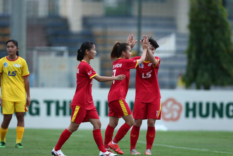 Thành phố Hồ Chí Minh I giành chiến thắng đậm 5-1. (Ảnh: VFF)