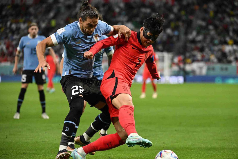 Hàn Quốc cầm hòa Uruguay không tỷ số. (Ảnh: Reuters)