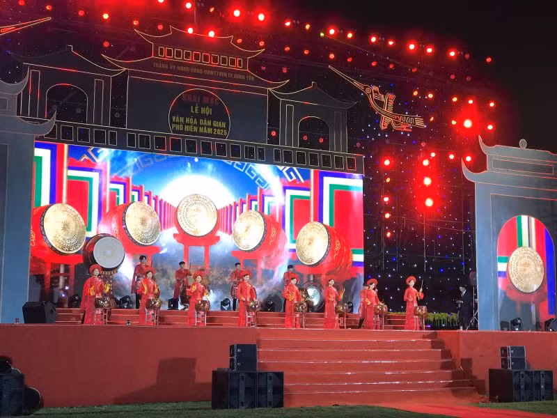 Khai mạc Lễ hội dân gian Phố Hiến, thành phố Hưng Yên.