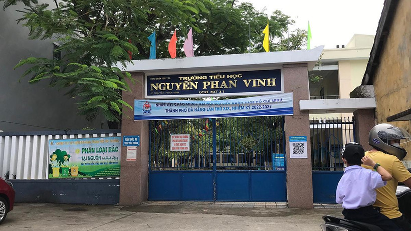 Trường tiểu học nơi nghi xảy ra vụ bạo hành của cô giáo đối với học sinh lớp 1.