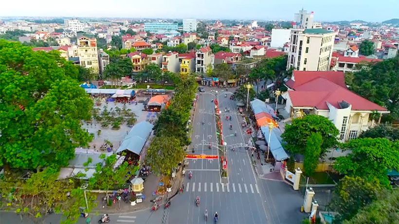 Trung tâm thành phố Phúc Yên.