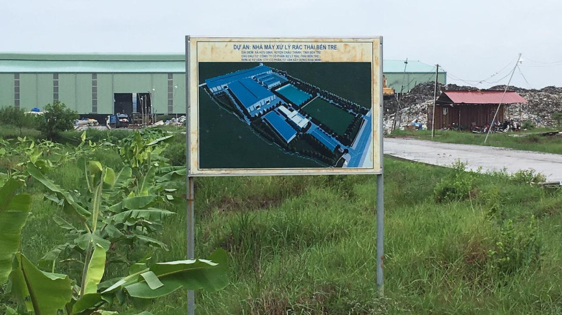 Công ty cổ phần Xử lý rác thải tỉnh Bến Tre bị xử phạt 510 triệu đồng.