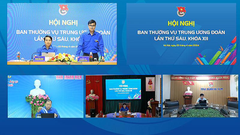 Hội nghị diễn ra theo hình thức trực tiếp kết hợp trực tuyến.