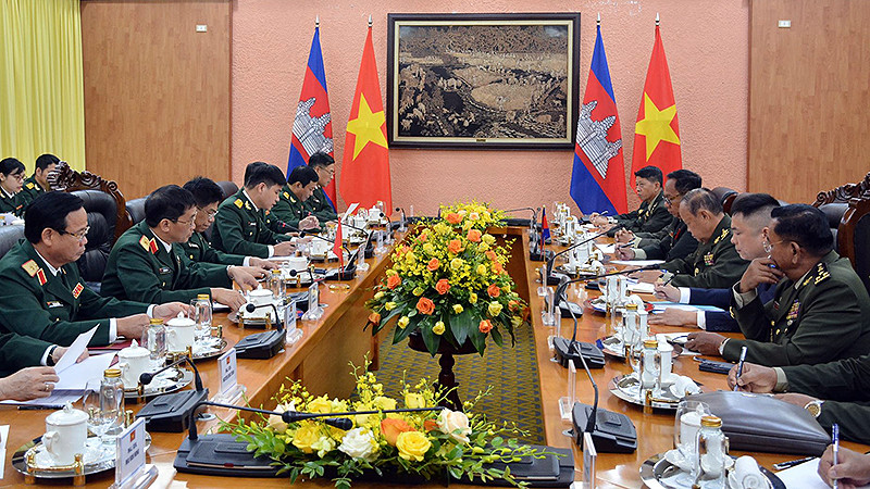 Quang cảnh buổi hội đàm.
