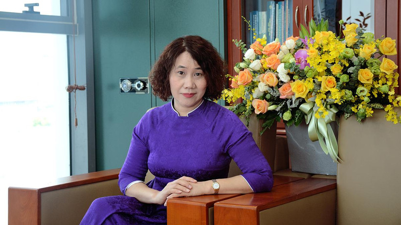 Tổng cục trưởng Tổng cục Thống kê Nguyễn Thị Hương. (Ảnh: Quỳnh Như)