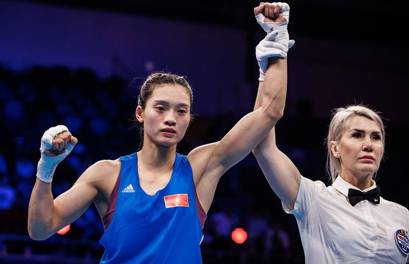 Nguyễn Thị Tâm sẽ là võ sĩ duy nhất của đội tuyển boxing nữ Việt Nam giành huy chương tại giải đấu năm nay. (Ảnh: IBA)