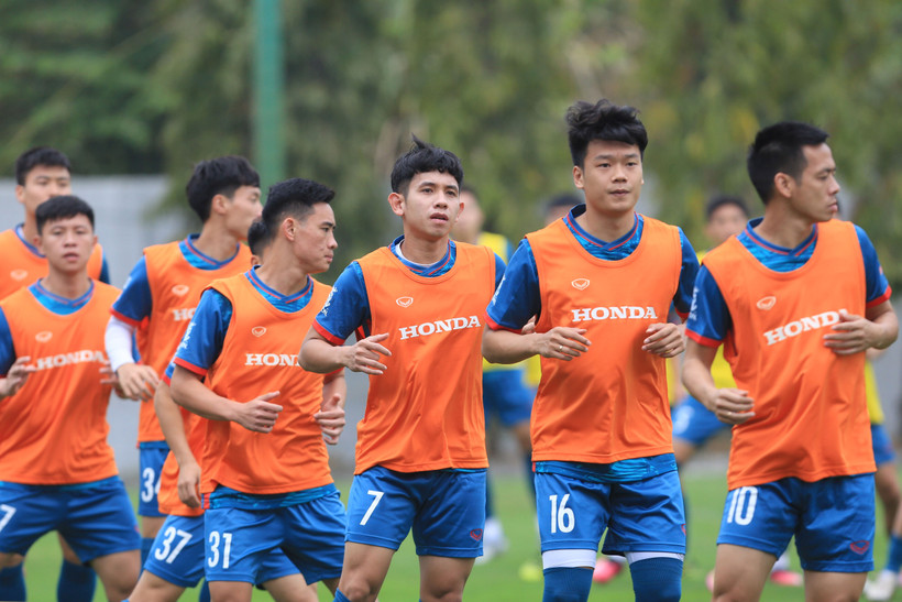 Các thành viên đội tuyển quốc gia. (Ảnh: VFF)