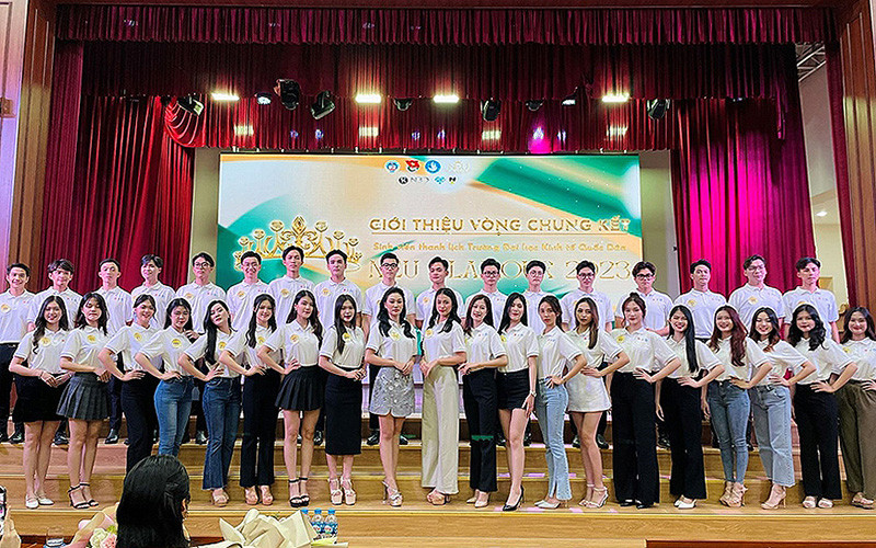 40 gương mặt nam sinh, nữ sinh tiêu biểu lọt vào chung kết Cuộc thi Sinh viên thanh lịch - NEU Glamour 2023.