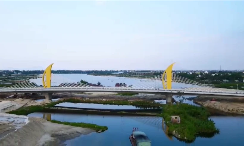 Cầu Nguyễn Duy Hiệu bắt qua sông Cổ Cò đã hoàn thành, đưa vào sử dụng.