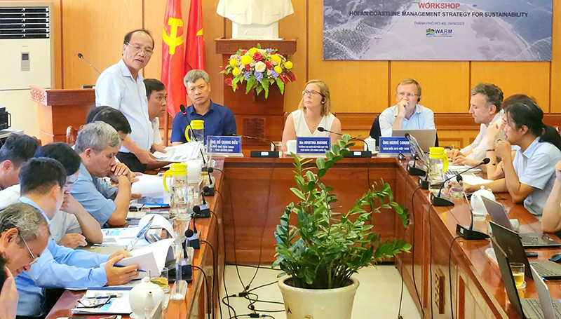 Quang cảnh hội thảo chiến lược quản lý bền vững bờ biển Hội An.