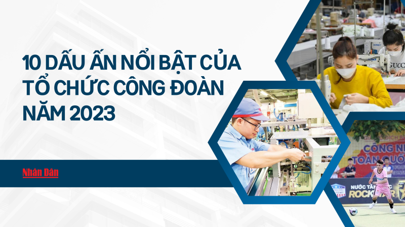 10 dấu ấn nổi bật của tổ chức Công đoàn năm 2023