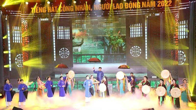 Chương trình văn nghệ của đoàn Bắc Ninh.