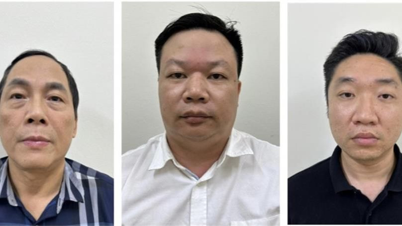 Các đối tượng (từ trái qua phải): Hoàng Quốc Hùng, Lương Nhân Hòa, Nguyễn Đình Cảnh.