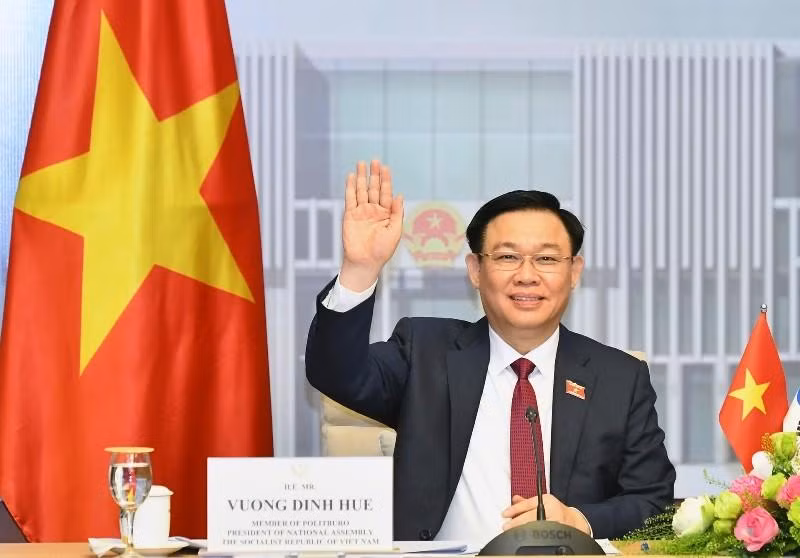 Chủ tịch Quốc hội Vương Đình Huệ.