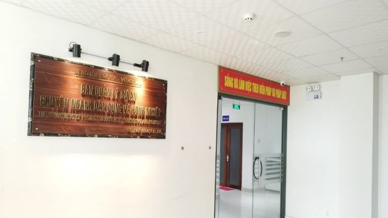 Trụ sở Ban Quản lý dự án chuyên ngành dân dụng và công nghiệp tỉnh Bà Rịa-Vũng Tàu.