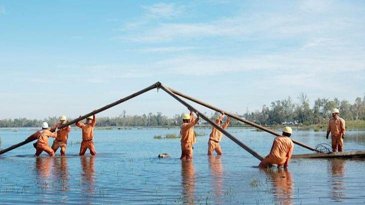 Huy động lực lượng, phương tiện tập trung khắc phục sự cố lưới điện.