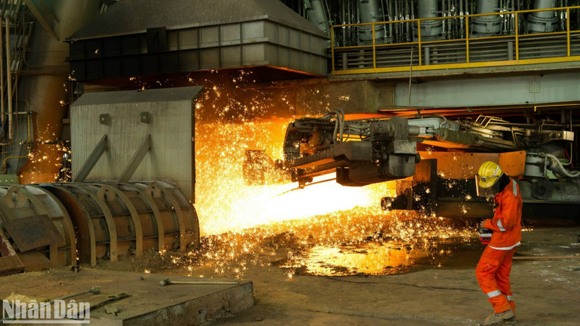 Chỉ số sản xuất công nghiệp năm 2023 của Hà Tĩnh tăng 8%.