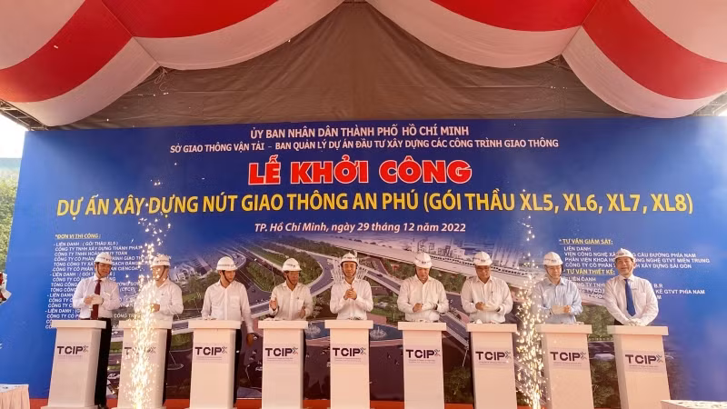 Khởi công xây dựng nút giao thông An Phú, thành phố Thủ Đức, Thành phố Hồ Chí Minh.