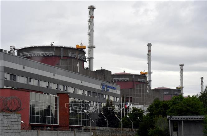 Quang cảnh nhà máy điện hạt nhân Zaporizhzhia ở miền nam Ukraine. (Ảnh tư liệu: AFP/TTXVN)