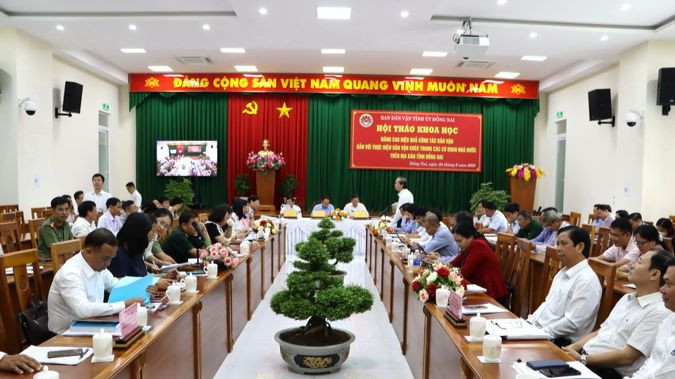 Quang cảnh hội thảo khoa học.