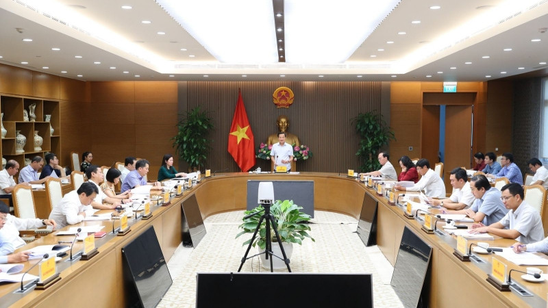 Quang cảnh cuộc họp. (Ảnh: Quang Thương/VGP)