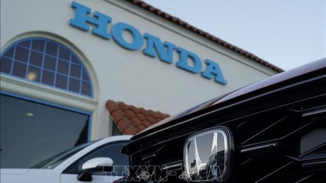 Tại một đại lý bán xe của Honda ở Burlingame, California (Mỹ) ngày 6/2/2024. (Ảnh minh họa: THX/TTXVN)