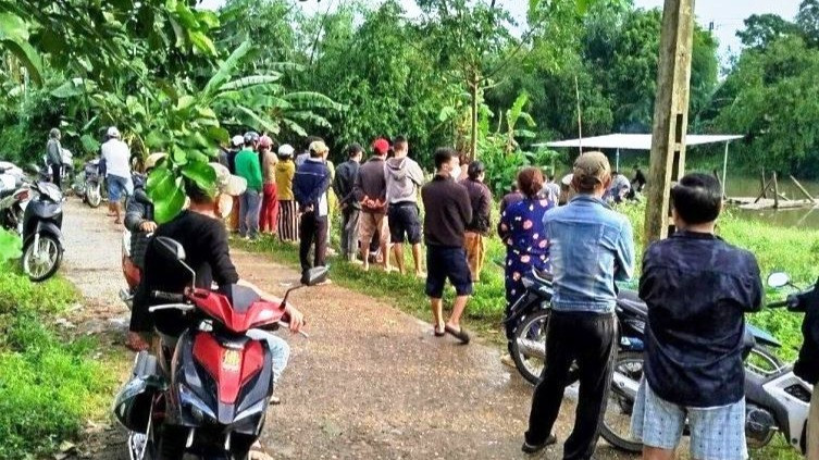 Khu vực phát hiện thi thể nạn nhân tử vong tại phường Thủy Biều, thành phố Huế. (Ảnh: CVT)