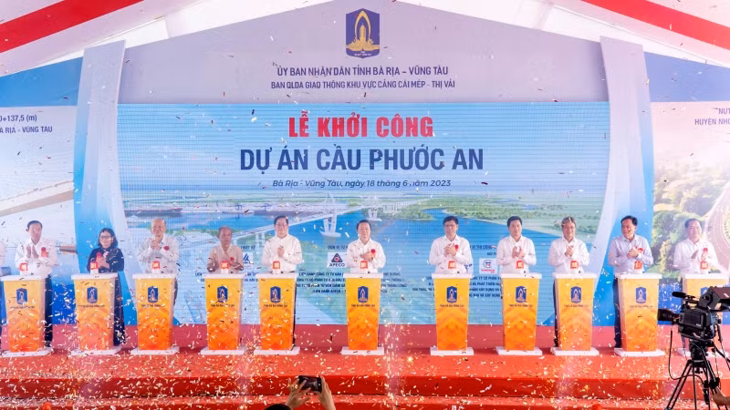 Khởi công dự án xây dựng cầu Phước An.