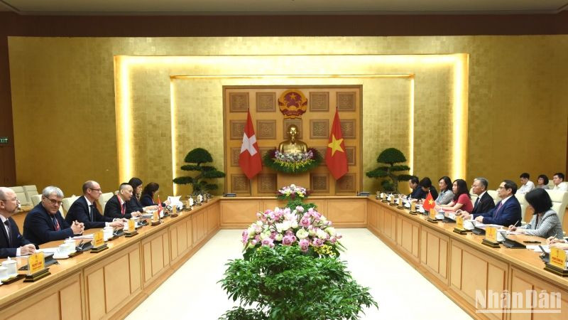 Quang cảnh cuộc hội kiến.