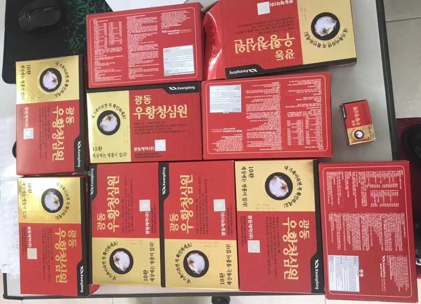 Lô thuốc "An Cung Hoàn" bị lực lượng quản lý thị trường thu giữ