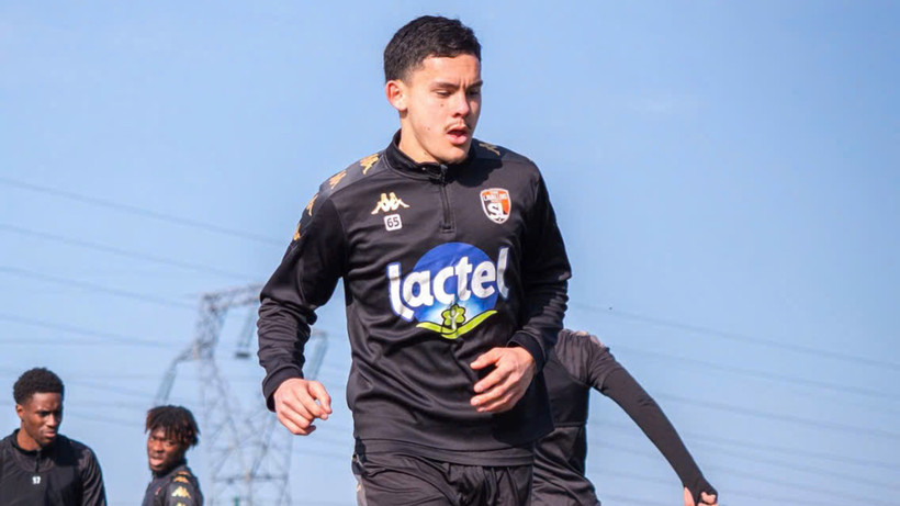 Aymeric Faurand Tournair tập luyện cùng câu lạc bộ Laval FC. (Ảnh: Instagram nhân vật)