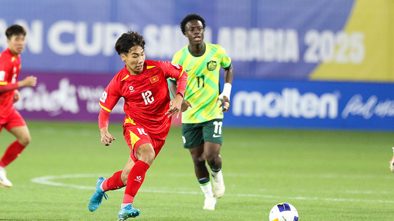 Chu Ngọc Nguyễn Lực là một trong những cầu thủ xuất sắc sinh năm 2009 trong đội hình U17 Việt Nam. (Ảnh: VFF)