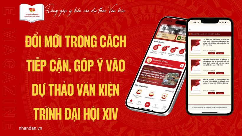 Đổi mới trong tiếp cận, góp ý dự thảo văn kiện Đại hội XIV của Đảng