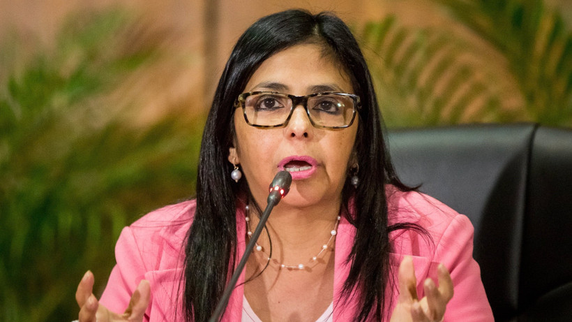 Tổng thống lâm thời Venezuela Delcy Rodriguez. (Ảnh: THX/TTXVN)