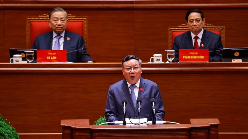 Đồng chí Nguyễn Văn Phong, Phó Bí thư Thường trực Thành ủy Hà Nội.